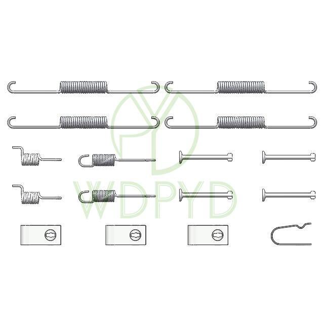 DA0078200 ACCESSORY KIT for DRUM BRAKE for BRAKE SHOE for KIA MENTOR for KIA SEPHIA for KIA SHUMA 669241 105-0782